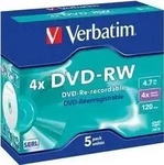 VERBATIM 43285, Verbatim 43285 DVD-RW Rohling 4.7 GB 5 St. Jewelcase