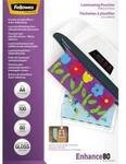 Fellowes Laminierfolie DIN A4 80 micron gl&auml;nzend 100 St. 5302202