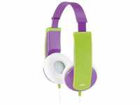 JVC HA-KD5-V-E, JVC HA-KD5-V-E Kinder On Ear Kopfhörer kabelgebunden Lila, Grün