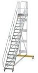 MUNK G&uuml;nzburger Steigtechnik 600778 Aluminium, Stahl verzinkt Treppe Arbeitsh&ouml;he