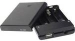 VELLEMAN BH341USB Batteriebox 4x Mignon AA L x B H 60 20