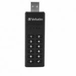 VERBATIM 49429, Verbatim Keypad Secure USB-Stick 128 GB Schwarz 49429 USB-A (USB 3.2