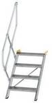 MUNK G&uuml;nzburger Steigtechnik 600244 Aluminium, Stahl verzinkt Treppe 18.5 kg