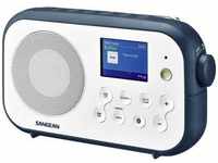 Sangean DPR-42BT White-Ink Blue Kofferradio DAB+, UKW Bluetooth® Weiß,...