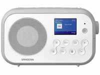 Sangean DPR-42BT White-Grey Kofferradio DAB+, UKW Bluetooth® Weiß, Grau