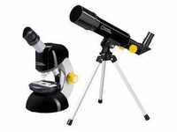 National Geographic Teleskop + Mikroskop Set Linsen-Teleskop Azimutal Achromatisch