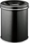 Durable Papierkorb Safe, Durable, Stahl, schwarz, 15 Liter, selbstverl&ouml;schend mit