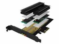RAIDON IB-PCI215M2-HSL 2 Port M.2 Controller PCIe x4 Passend für (SSD): M.2 SATA
