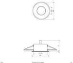 EVN 655013 655013 Einbauring Halogen ohne 50 W Chrom