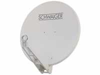 Schwaiger SPI075 SAT Antenne 75 cm Reflektormaterial: Aluminium Hellgrau
