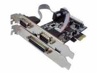 Longshine Technology Europe Serial & Parallel PCIe Card PCI-Express Karte PCIe