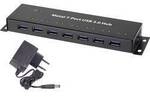 Renkforce RF-3955359 USB-Hub 7 Port USB-A USB 3.0 5 GBit/s zur Wandmontage,