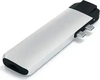 SATECHI ST-TCPHES, Satechi USB-C Dockingstation ST-TCPHES Silber