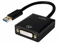 LogiLink UA0232 USB / DVI Adapter [1x USB 3.2 Gen 1 Stecker A (USB 3.0) - 1x