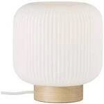 Nordlux Milford 48915001 Tischlampe E27 Braun, Wei&szlig;