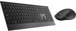 RAPOO R-18751, Rapoo 9500M Kabellos, Bluetooth Tastatur, Maus-Set Deutsch, QWERTZ