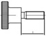 TOOLCRAFT 107560 R&auml;ndelschrauben M8 16 mm DIN 464 Stahl galvanisch verzinkt 25 St.