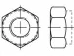 TOOLCRAFT TO-5440119 Sechskantmuttern M3 Stahl galvanisch verzinkt 1000 St.