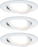 PAULMANN 93485, Paulmann 93485 Nova Einbauleuchte 3er Set LED LED 18 W Wei&szlig; (matt)