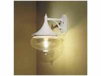 Konstsmide Libra 581-250 Außenwandleuchte Energiesparlampe, LED E27 100 W Weiß