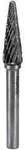 RUKO 116234 Fr&auml;sstift Hartmetall Kegel 8 mm Arbeits-L&auml;nge 25 mm...