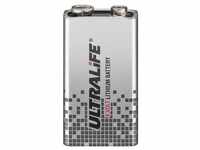 Ultralife U9VL-J-P 6LR61 9 V Block-Batterie Lithium 1200 mAh 9 V 10 St.