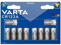 Varta LITHIUM Cylindr. CR123A Bli10 Fotobatterie CR-123A Lithium 1430 mAh 3 V 10 St.