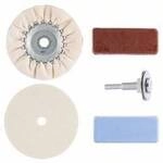 Bosch Accessories 2609256555 Hobby-Polier-Set, 5-teilig, f&uuml;r Bohrmaschinen 1 Set