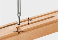 FESTOOL 491647, Festool 491647 Nutfr&auml;ser L&auml;nge 60 mm Produktabmessung, &Oslash; 8 mm