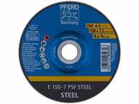 PFERD 62015628 E 150-7 PSF STEEL Schruppscheibe gekröpft Durchmesser 150 mm 10 St.