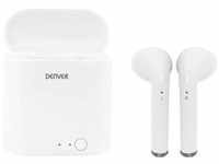 DENVER 111191120190, Denver TWQ-40 In Ear Kopfhörer Bluetooth Weiß