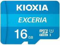 KIOXIA LMEX1L016GG2, Kioxia EXCERIA microSDHC-Karte 16 GB UHS-I stoßsicher,