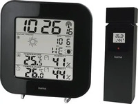 HAMA 00186310, hama 00186310 Wetterstation EWS-200, Schwarz