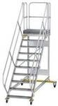 MUNK G&uuml;nzburger Steigtechnik 600790 Aluminium, Stahl verzinkt Treppe Arbeitsh&ouml;he