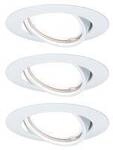 Paulmann 93426 Einbauleuchte 3er Set LED GU10 Wei&szlig;