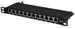 LogiLink NP0066 12 Port Patch-Panel 254 mm (10) CAT 6a 0.5 HE