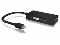 ICY BOX Monitor Adapter [1x Mini-DisplayPort Stecker - 1x DVI, VGA-Buchse,