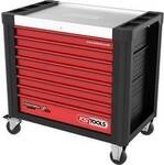 KS Tools 8734008 Werkstattwagen Stahlblech Herstellerfarbe: Schwarz, Rot