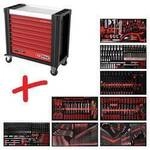 KS Tools 8258564 Werkstattwagen Herstellerfarbe: Schwarz, Rot