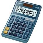 Casio MS-120EM Tischrechner Blau Display (Stellen): 12 solarbetrieben (L x B) 101 mm