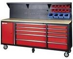 Holzmann Maschinen WEWA2130 Werkbank Herstellerfarbe: Rot, Anthrazit