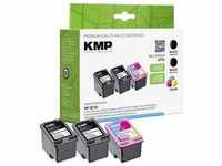 KMP Druckerpatrone ersetzt HP 301XL, CH563EE, CH564EE Kompatibel Kombi-Pack Schwarz,
