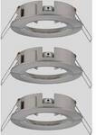 Paulmann 92479 EBL Choose Einbauring 3er Set 10 W Eisen (geb&uuml;rstet)