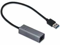 I-TEC U3METALGLAN, i-tec Netzwerkadapter 10 / 100 / 1000 MBit/s USB 3.2 Gen 1 (USB