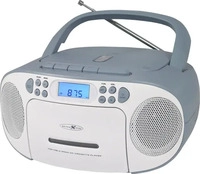 REFLEXION RCR2260BL, Reflexion RCR2260BL CD-Radio UKW AUX, CD, Kassette Blau-Wei&szlig;