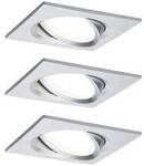 Paulmann 93680 LED-Einbauleuchte 3er Set 18 W Aluminium (gedreht)