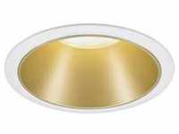 Paulmann 93396 Cole LED-Einbauleuchte GU10 Weiß (matt), Gold