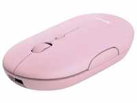 Trust PUCK Maus Bluetooth®, Funk Optisch Pink 4 Tasten 1600 dpi