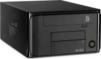 INTER-TECH 88881332, Inter-Tech MI-008 ITX PC-Geh&auml;use Schwarz mit L&uuml;ftungsschlitzen