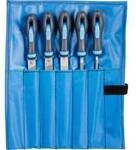PFERD TOOLS 11800520 Werkstattfeilen-Set verschiedene Hiebe in PVC-Rolltasche L&auml;nge
